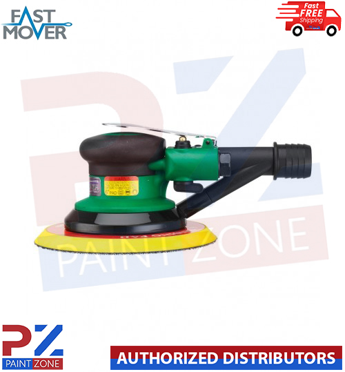 Air Palm Sander with Dust Extraction, 3mm Orbit, 150mm